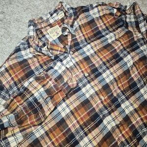 Redhead Ultimate Flannel Button Down Shirt 100% Cotton Plaid